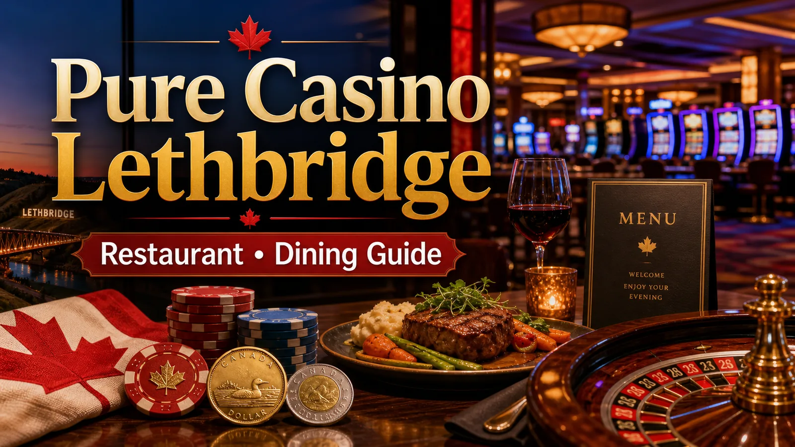 Pure Casino Lethbridge Restaurant and Dining Guide content banner